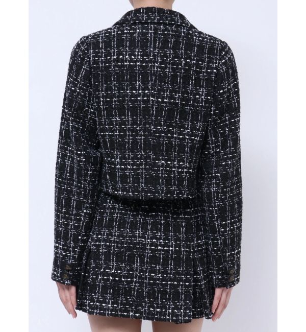 GYDA「TWEEDショートジャケット【SETUP着用可】」|テーラードジャケット|