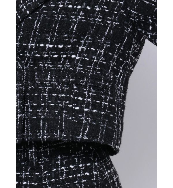 GYDA「TWEEDショートジャケット【SETUP着用可】」|テーラードジャケット|