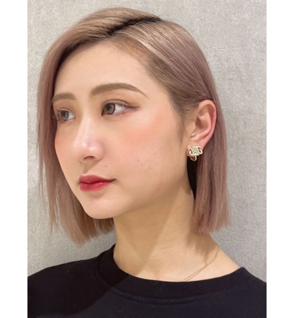 GYDA「JEYSUS Symmetry GYDAラインストーンイヤリング」|イヤリング|