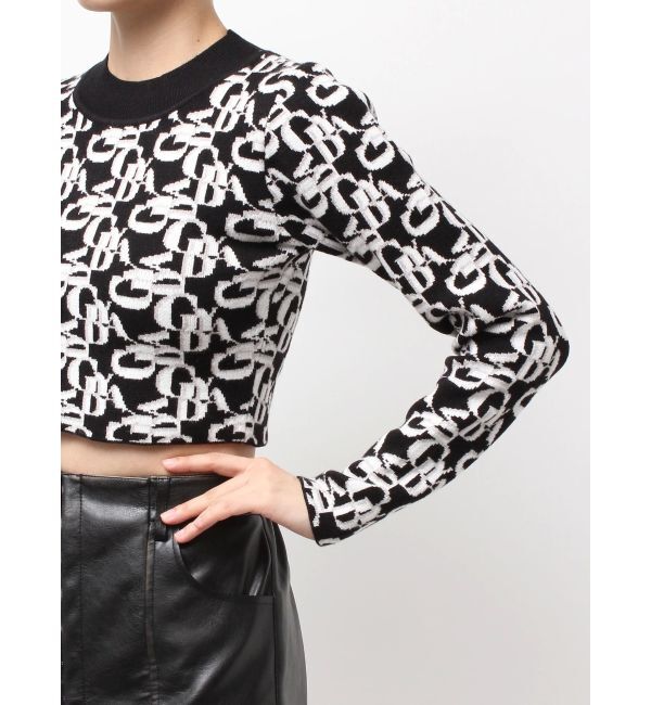 GYDA「GYDA pattern プチハイニットトップス」|ニット・セーター|