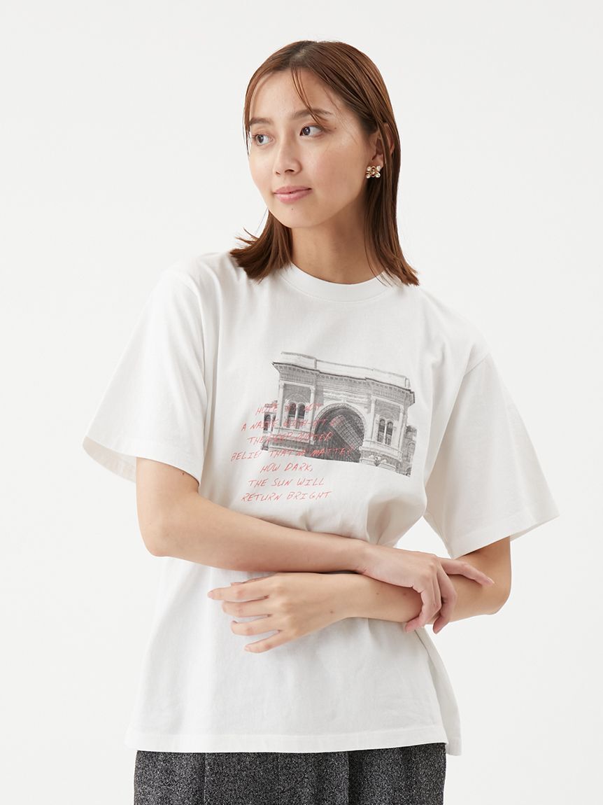 Mila Owen「フォトプリントTシャツ」|Tシャツ・カットソー|