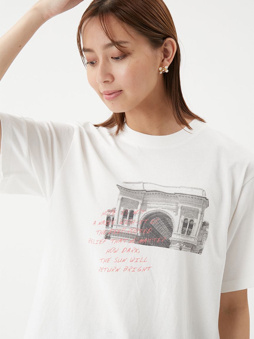 Mila Owen「フォトプリントTシャツ」|Tシャツ・カットソー|