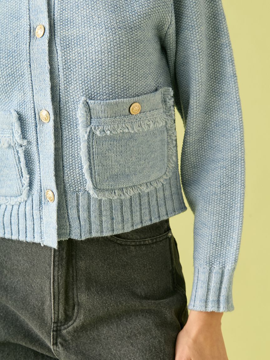 FURFUR「【限定カラー】ツイーディニットジャケット」|カーディガン|