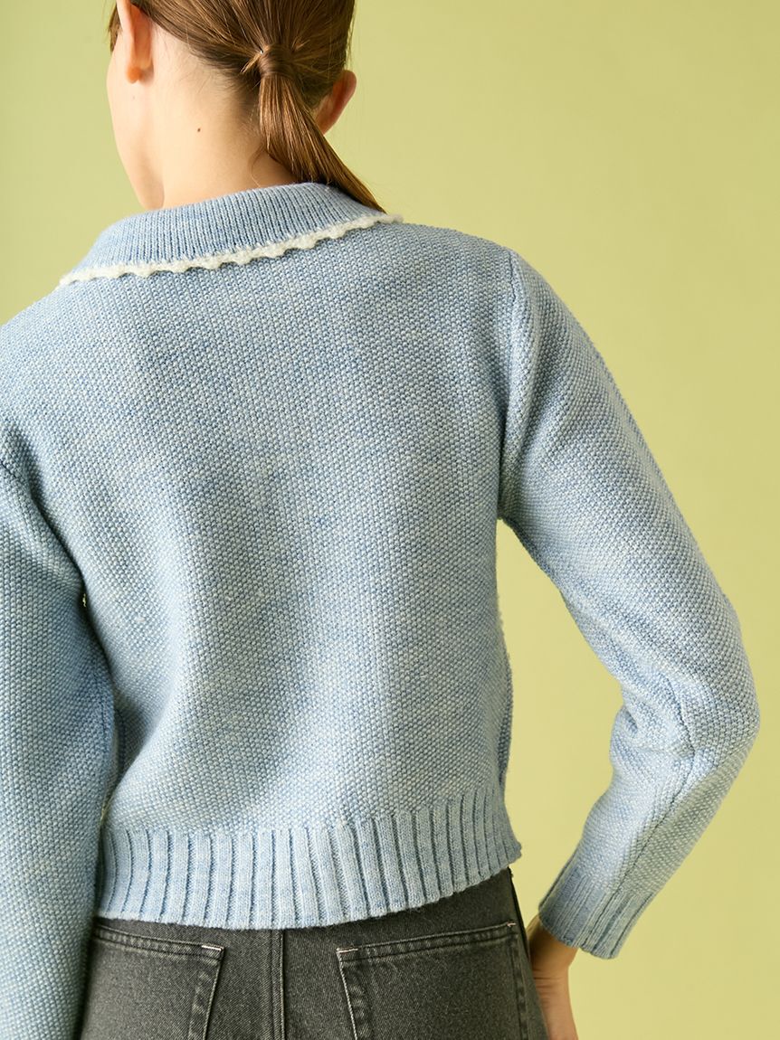 FURFUR「【限定カラー】ツイーディニットジャケット」|カーディガン|