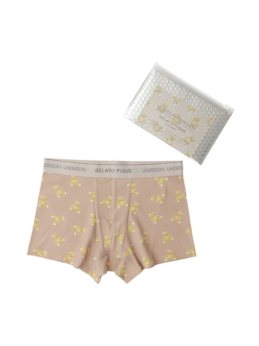 GELATO PIQUE HOMME「【UNDERSON UNDERSON】【HOMME】総柄ボクサーパンツ」|インナー|BEG