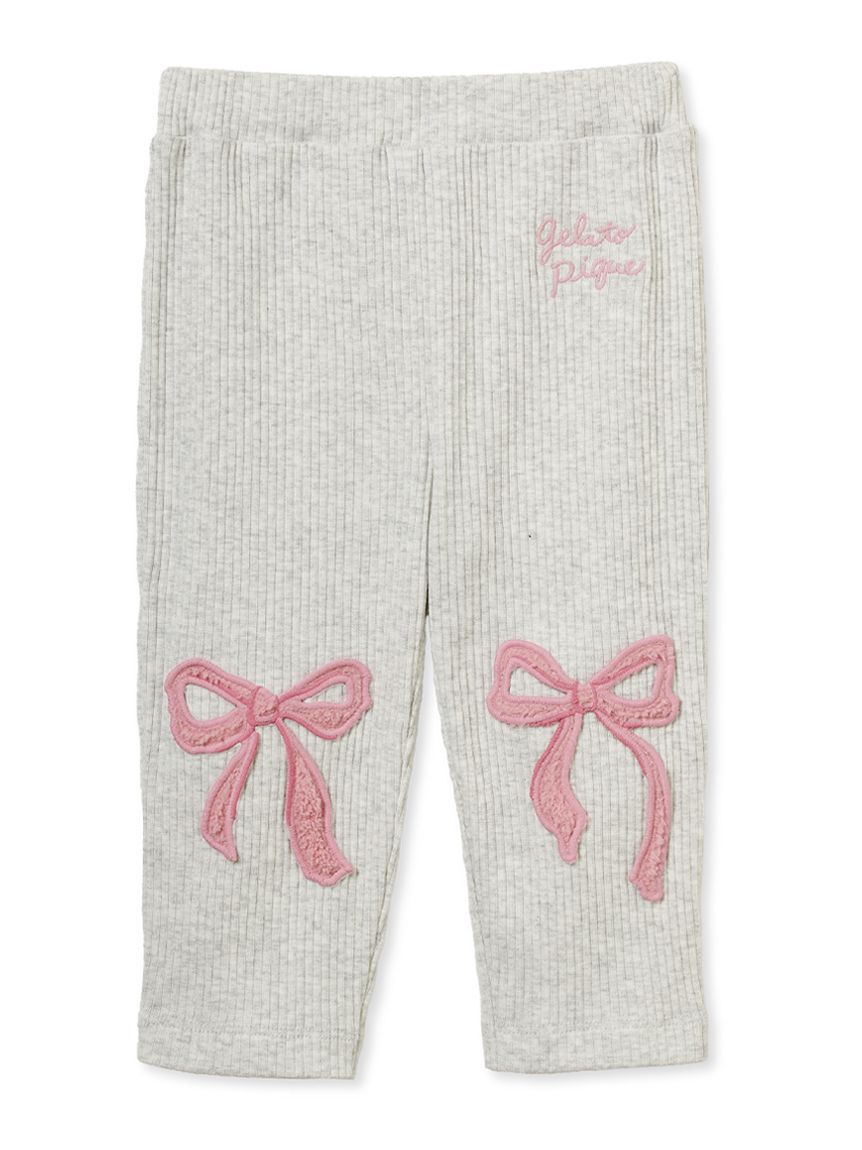GELATO PIQUE KIDS & BABY「【BABY】リブアップリケパンツ」|その他ベビーウェア|GRY