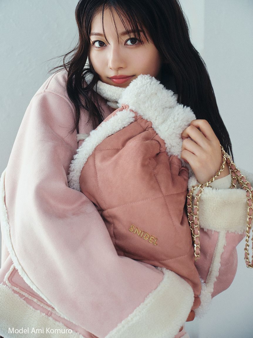 SNIDEL「【WEB限定/ボアコレクション】金ボタンバリエジャケット」|ブルゾン・スタジャン|