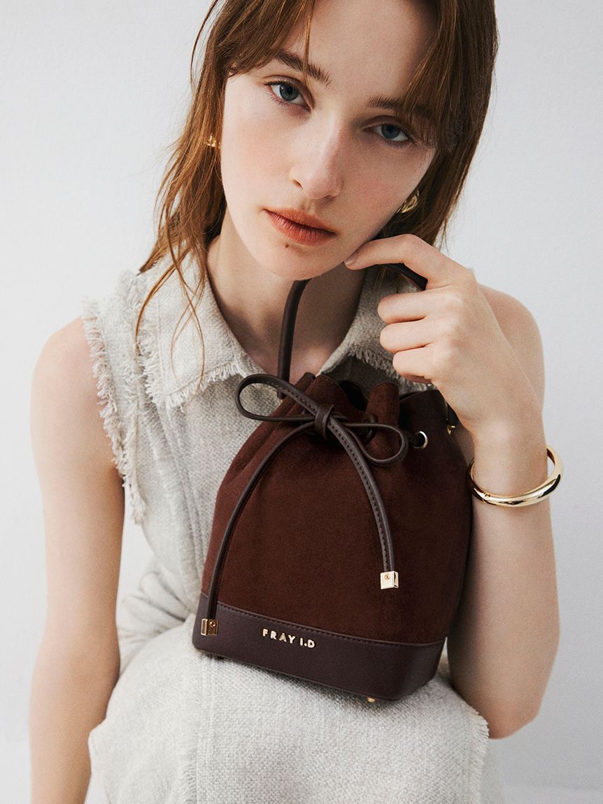 FRAY I.D「スエードリボンバッグ」|ショルダー・メッセンジャー|