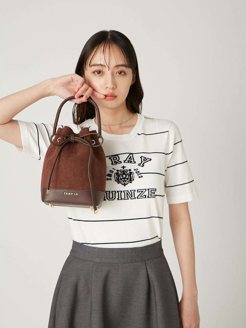 FRAY I.D「スエードリボンバッグ」|ショルダー・メッセンジャー|