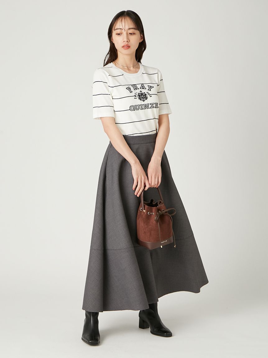 FRAY I.D「スエードリボンバッグ」|ショルダー・メッセンジャー|