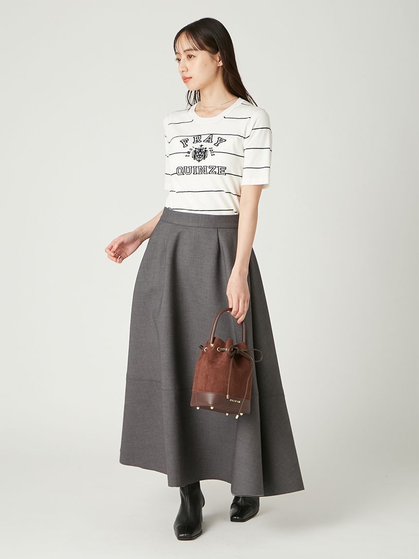 FRAY I.D「スエードリボンバッグ」|ショルダー・メッセンジャー|