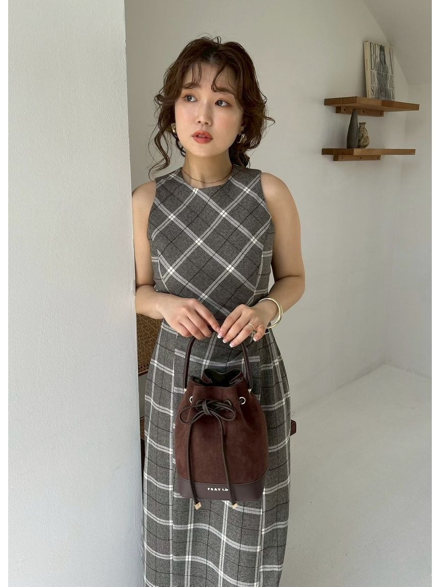 FRAY I.D「スエードリボンバッグ」|ショルダー・メッセンジャー|