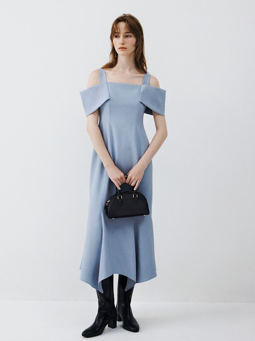 FRAY I.D「オフショルアシメマーメイドドレス」|ドレス|