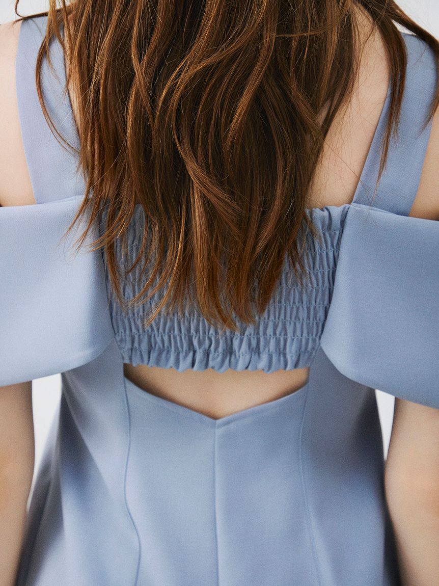 FRAY I.D「オフショルアシメマーメイドドレス」|ドレス|