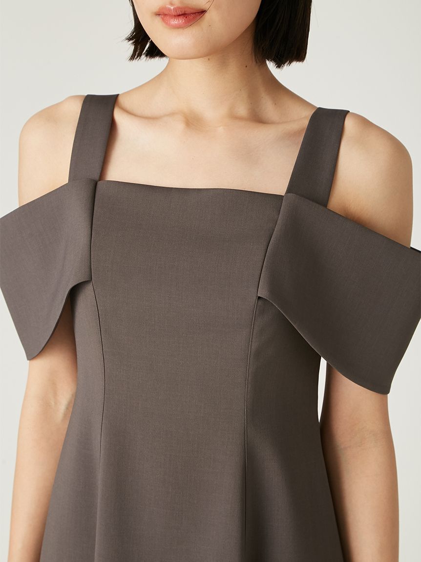 FRAY I.D「オフショルアシメマーメイドドレス」|ドレス|