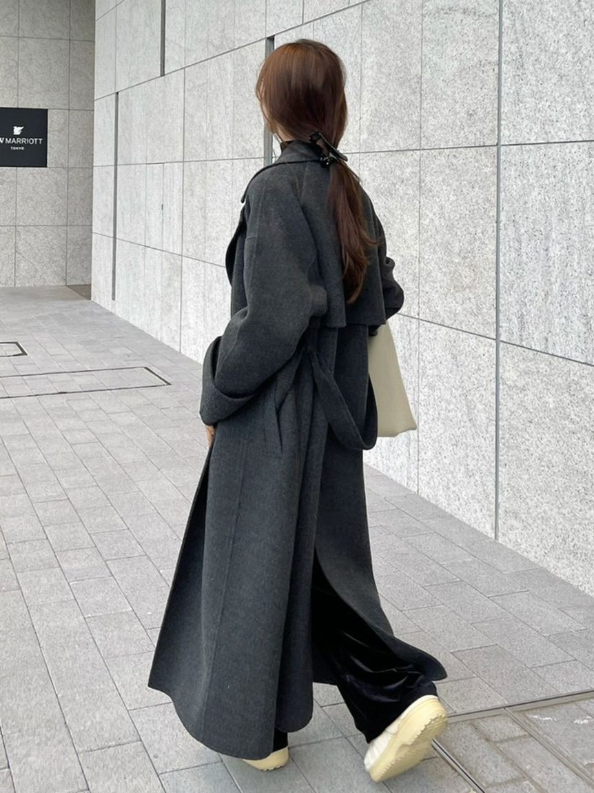 FRAY I.Dバルマカンコート FRAY I.D（フレイアイディー）の「スタンドカラーバルマカンコート