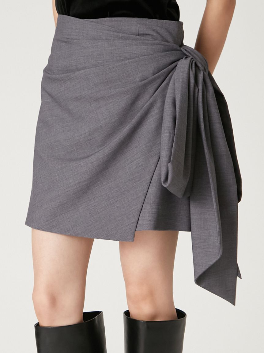 FRAY I.D「ボリュームリボンタフタミニスカート」|スカート|