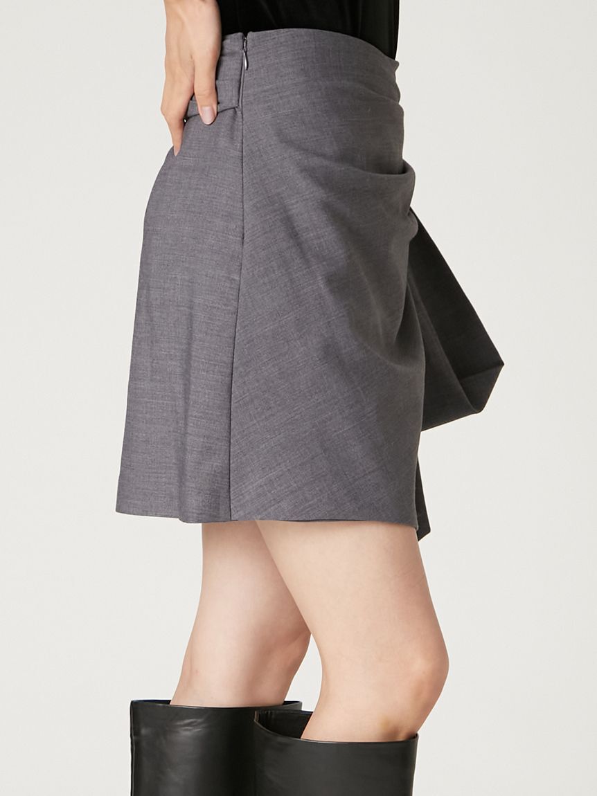 FRAY I.D「ボリュームリボンタフタミニスカート」|スカート|