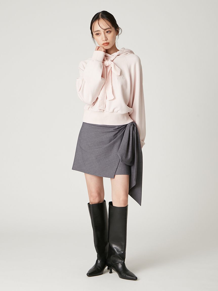 FRAY I.D「ボリュームリボンタフタミニスカート」|スカート|