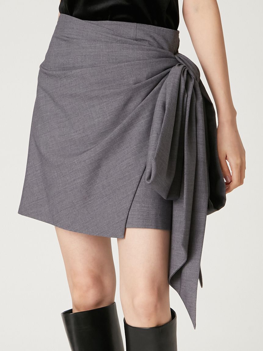 FRAY I.D「ボリュームリボンタフタミニスカート」|スカート|