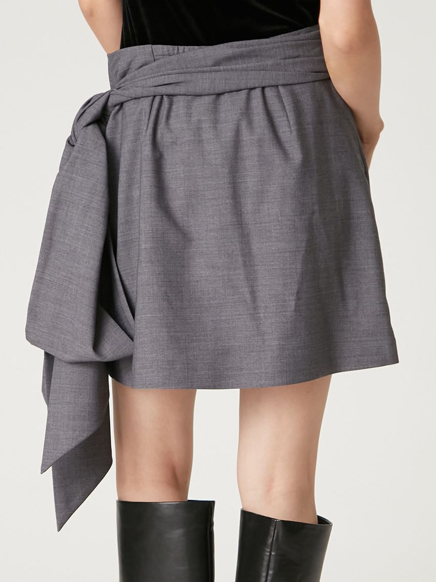 FRAY I.D「ボリュームリボンタフタミニスカート」|スカート|