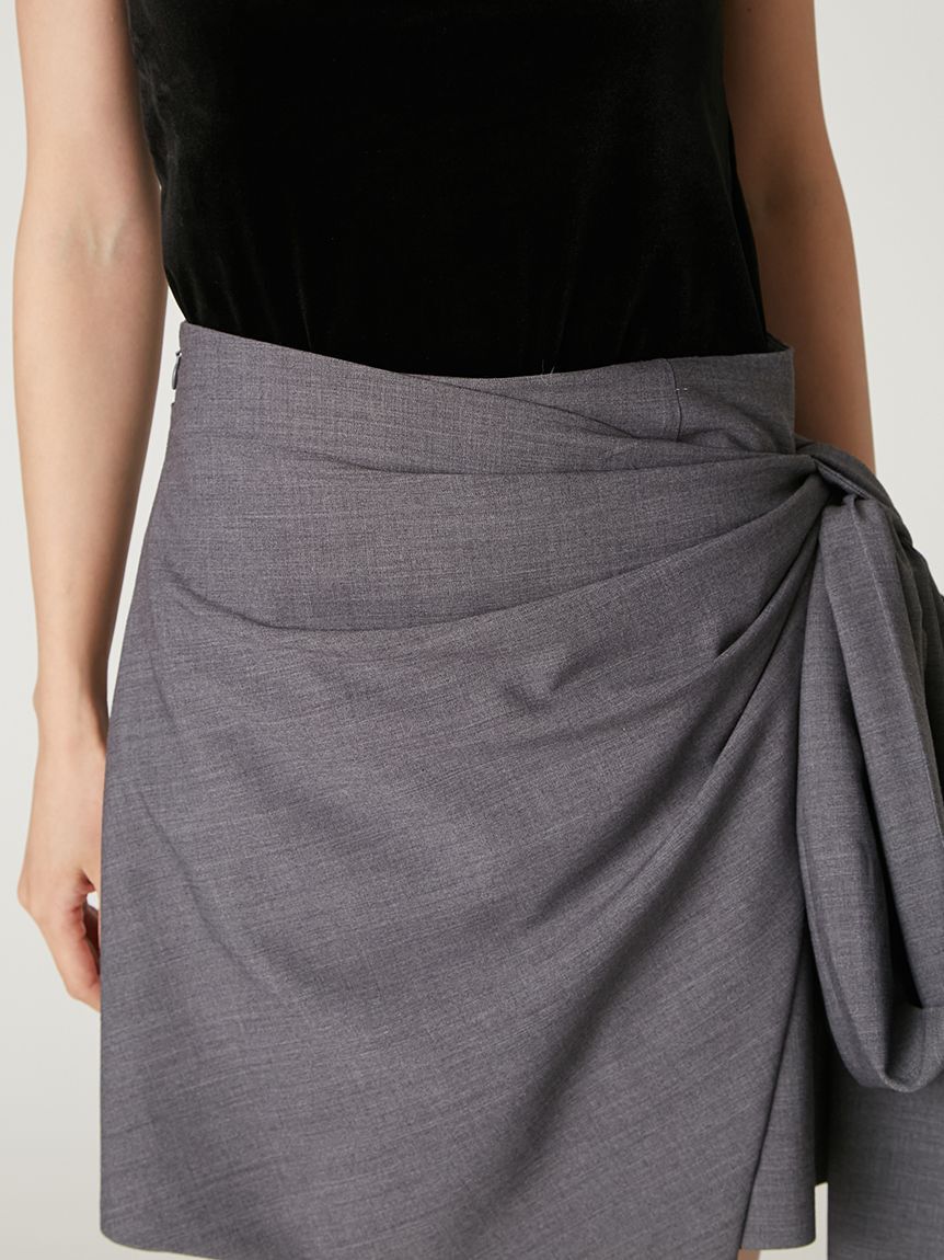 FRAY I.D「ボリュームリボンタフタミニスカート」|スカート|