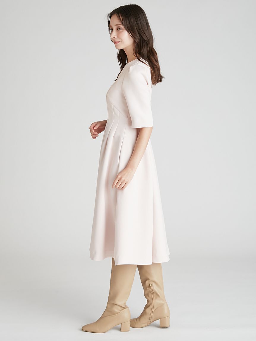 CELFORD「Ｖネックフィット＆フレアワンピース」|ワンピース|