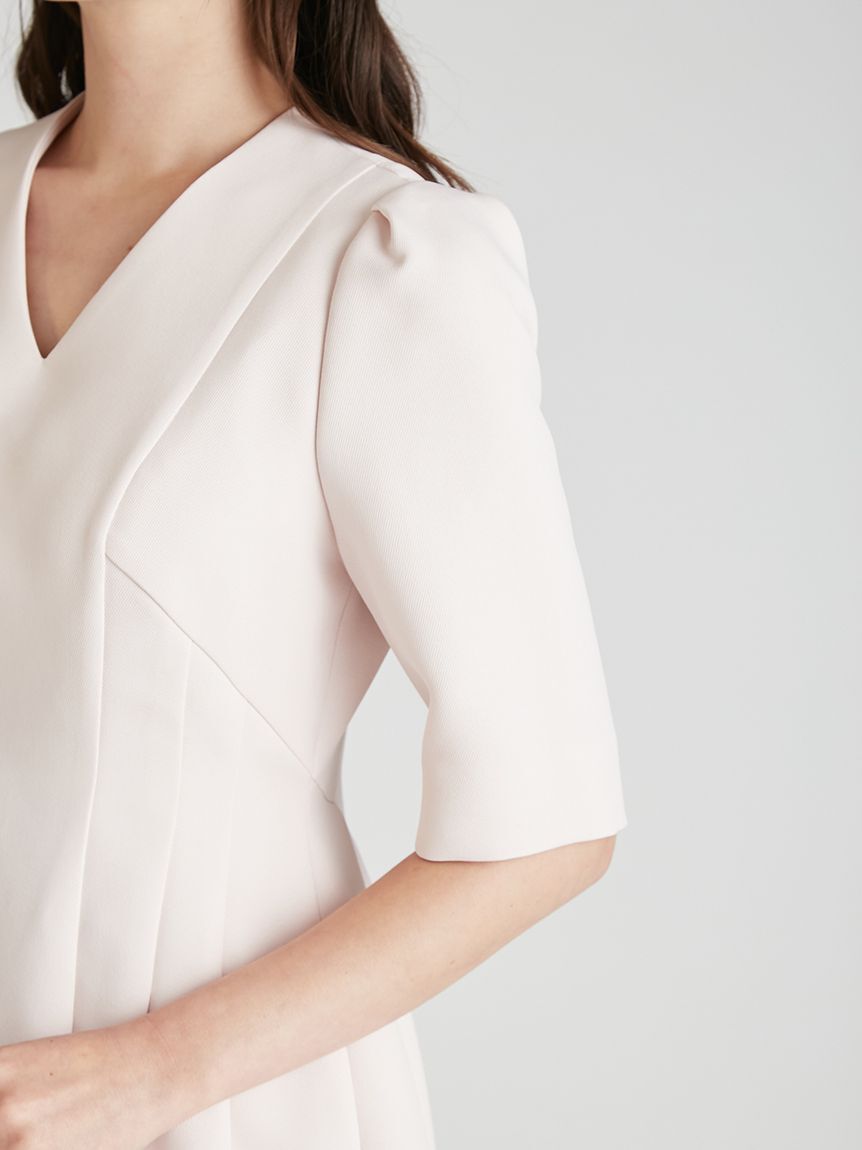 CELFORD「Ｖネックフィット＆フレアワンピース」|ワンピース|