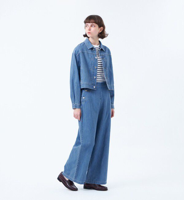 MACKINTOSH PHILOSOPHY「コットンリネンデニムジャケット」|ブルゾン・スタジャン|