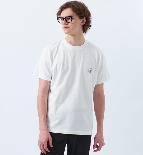 MACKINTOSH PHILOSOPHY「【WEB&一部店舗限定】5.6oz 天竺 エンブレムプリント 半袖Tシャツ」|Tシャツ・カットソー|ホワイト