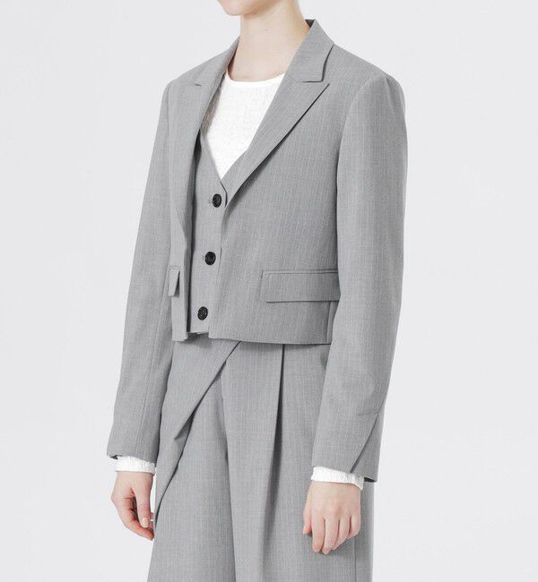  「レイヤードライクジャケット」|テーラードジャケット|