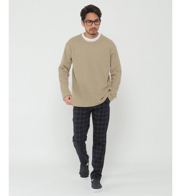 ikka「畦裏起毛アンサンブル」|パーカー|