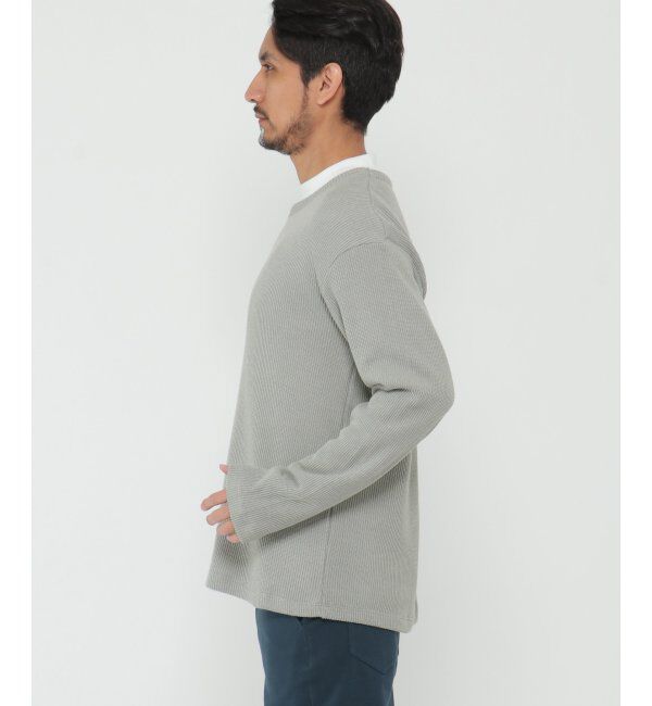 ikka「畦裏起毛アンサンブル」|パーカー|