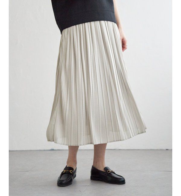 ikka「ラメパフプルオーバープリーツスカートセット」|ワンピース|