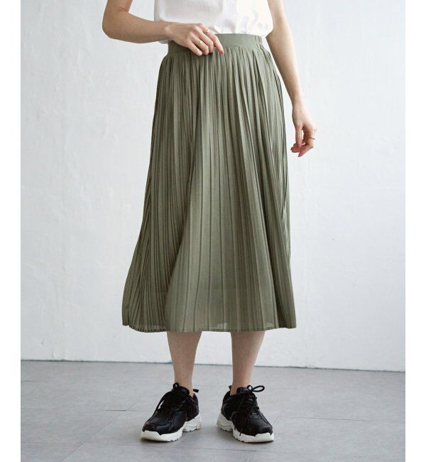 ikka「ラメパフプルオーバープリーツスカートセット」|ワンピース|