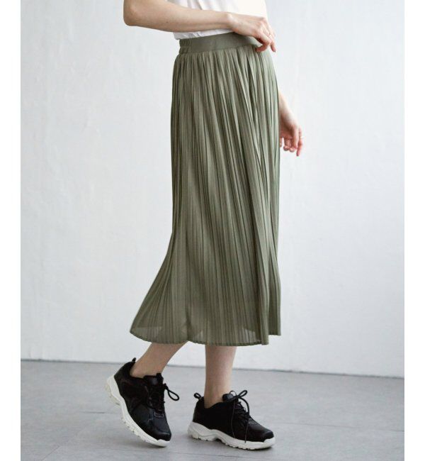 ikka「ラメパフプルオーバープリーツスカートセット」|ワンピース|