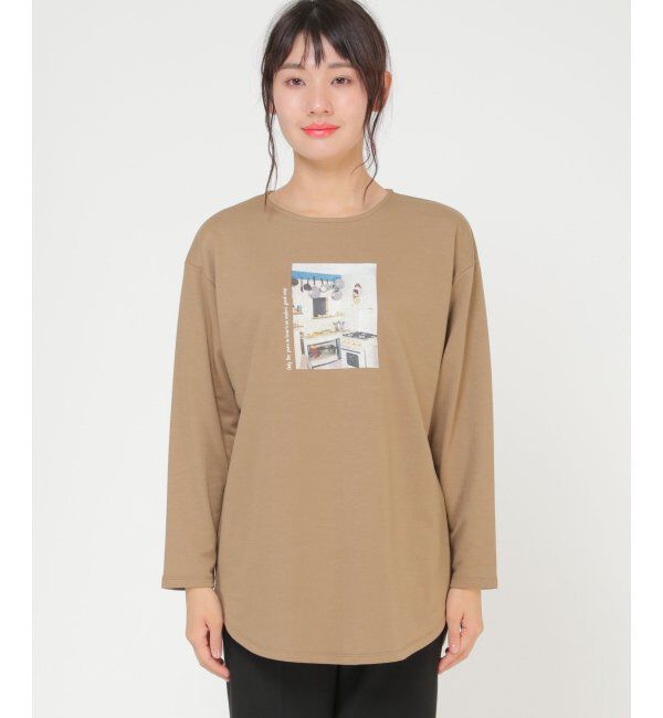 Lbc with Life「バックスリットプリントプルオーバー」|その他|