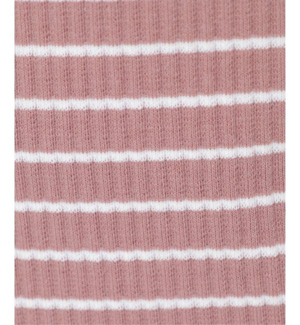 Lbc with Life「三角テレコ襟フリルロンT」|Tシャツ・カットソー|