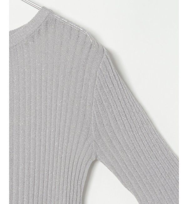 VENCE share style「ラメシアーリブ2WAYカーディガン」|カーディガン|