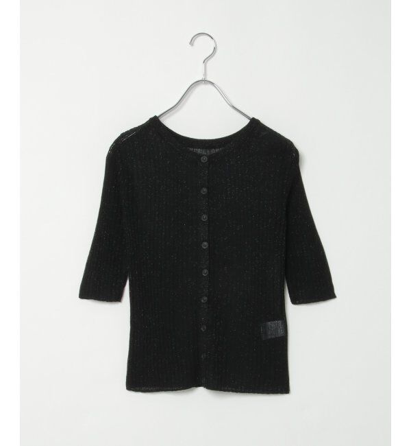 VENCE share style「ラメシアーリブ2WAYカーディガン」|カーディガン|