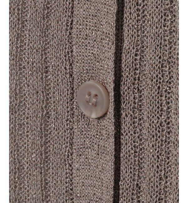 VENCE share style「ラメシアーリブ2WAYカーディガン」|カーディガン|