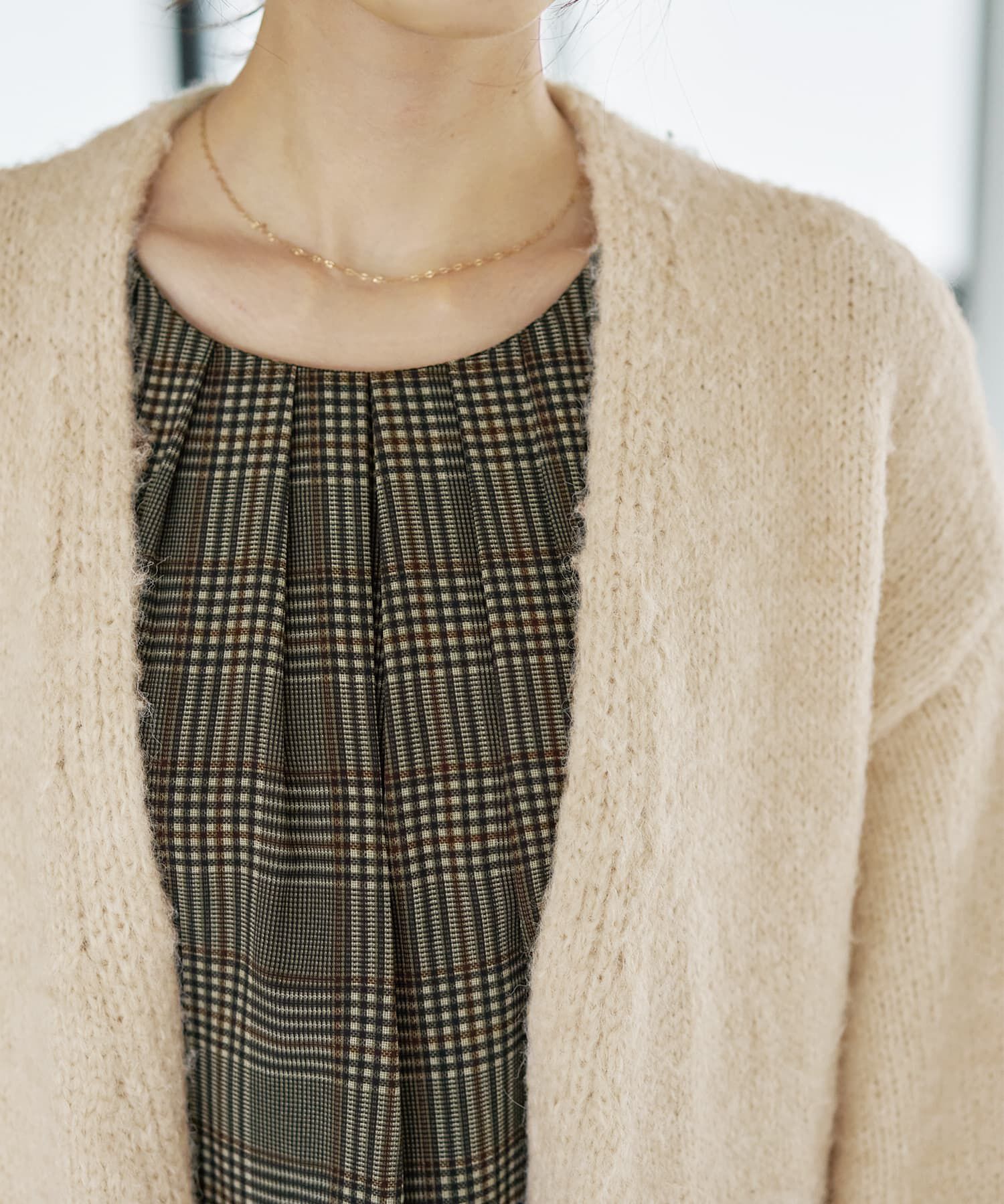 STYLE DELI「ウール混ロングニットガウン」|カーディガン|