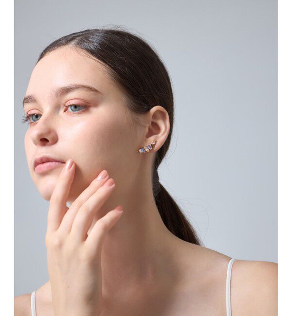 ete「ビジュー イヤークリップ」|イヤリング|