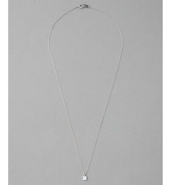 ete「[レイヤー] K10WG スクエア ネックレス」|ネックレス|