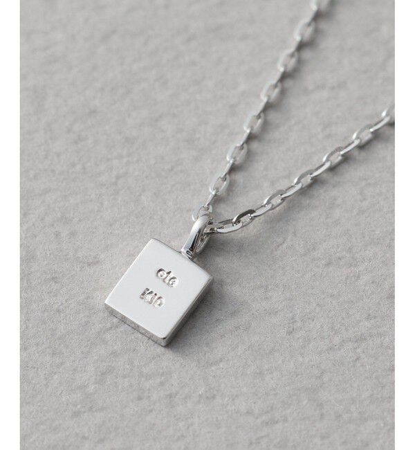 ete「[レイヤー] K10WG スクエア ネックレス」|ネックレス|