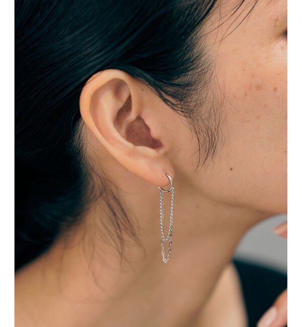 Jouete「[ダブルフェイス]イヤリング チェーン」|イヤリング|