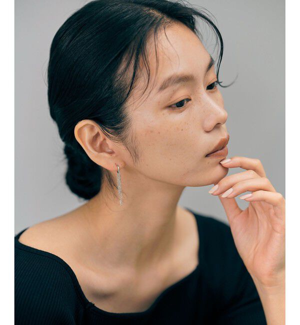 Jouete「[ダブルフェイス]イヤリング チェーン」|イヤリング|