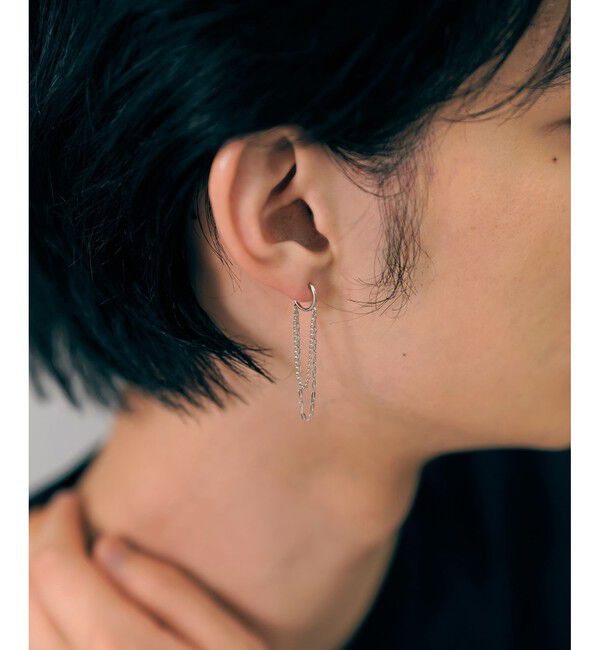 Jouete「[ダブルフェイス]イヤリング チェーン」|イヤリング|