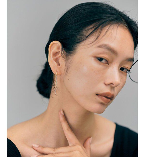 Jouete「[ダブルフェイス]イヤリング チェーン」|イヤリング|