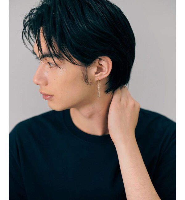 Jouete「[ダブルフェイス]イヤリング チェーン」|イヤリング|
